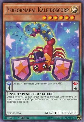 Performapal Kaleidoscorp - SP15-EN016 - Common 1st Edition Star Pack ARC-V Singles