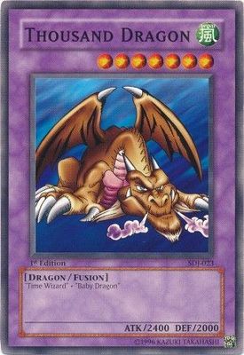 Thousand Dragon - SDJ-023 - Common 1st Edition Starter Deck: Joey [SDJ] 1st Edition Singles