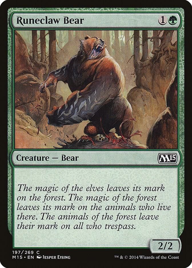 Runeclaw Bear 197/269 - Magic 2015 (M15)