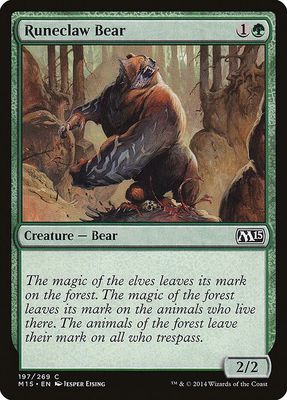 Runeclaw Bear 197/269 - Magic 2015 (M15)