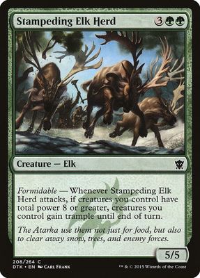 Stampeding Elk Herd 208/264 - Dragons of Tarkir (DTK)
