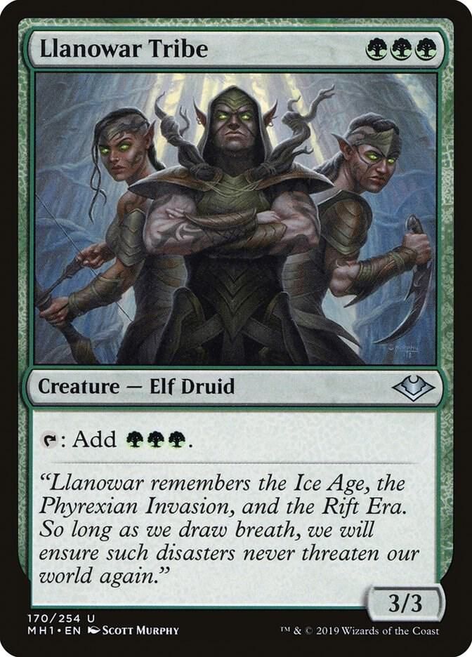 Llanowar Tribe 170/254 - Modern Horizons (MH1)