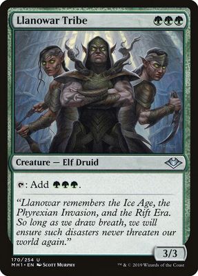 Llanowar Tribe 170/254 - Modern Horizons (MH1)