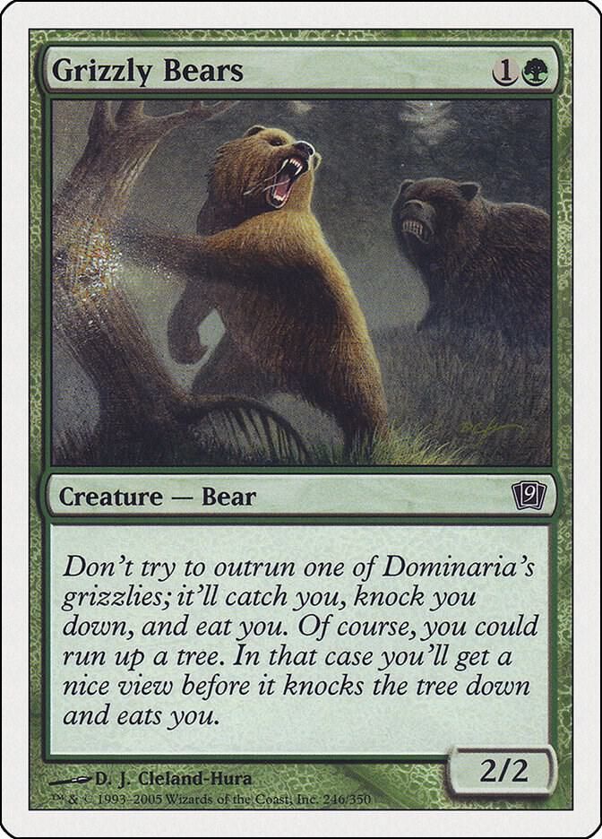 Grizzly Bears 246/350 - 9th Edition (9ED)