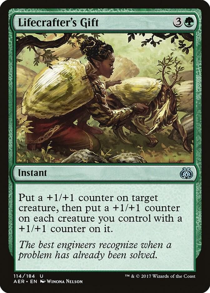 Lifecrafter&#39;s Gift 114/184 - Aether Revolt (AER)