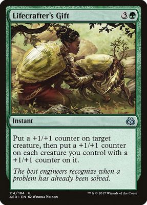 Lifecrafter&#39;s Gift 114/184 - Aether Revolt (AER)