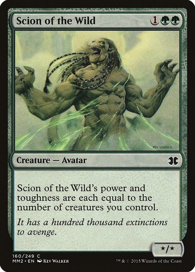 Scion of the Wild 160/249 - Modern Masters 2015 (MM2)