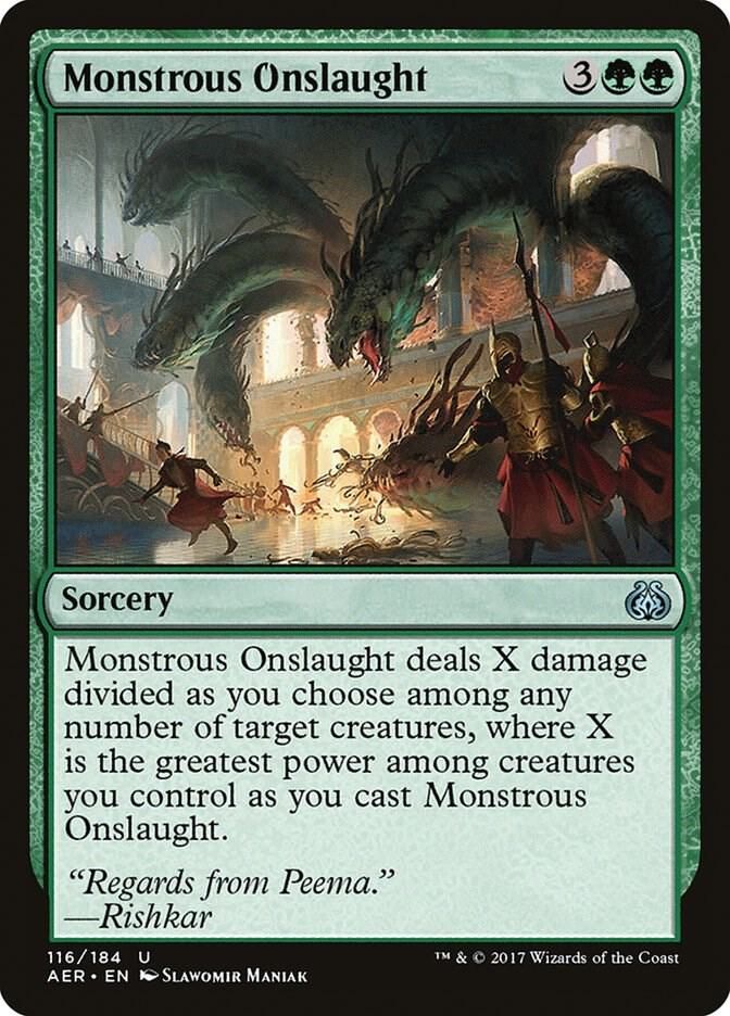 Monstrous Onslaught 116/184 - Aether Revolt (AER) (Español)