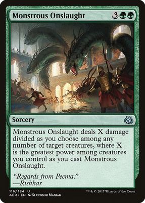 Monstrous Onslaught 116/184 - Aether Revolt (AER)