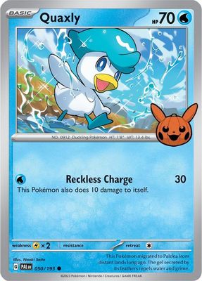 Quaxly - 050/193 - Trick or Trade BOOster Bundle 2024 (TTBB24) Trick or Trade BOOster Bundle 2024