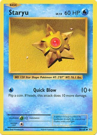 Staryu - 30/108 - Common XY: Evolutions Singles