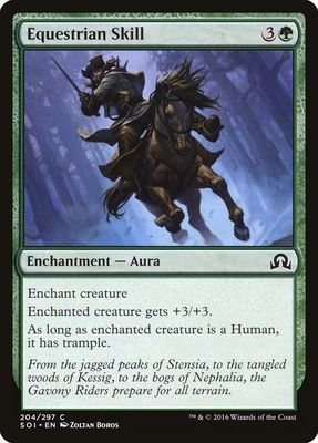 Equestrian Skill 204/297 - Shadows over Innistrad (SOI) (Francés)