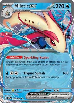 Milotic ex - 042/191 - Ultra Rare Scarlet &amp; Violet: Surging Sparks Singles