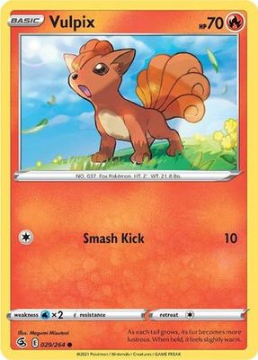 Vulpix - 029/264 - Common Sword &amp; Shield: Fusion Strike Singles