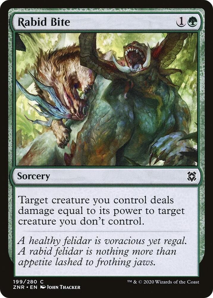 Rabid Bite 199/280 - Zendikar Rising (ZNR)