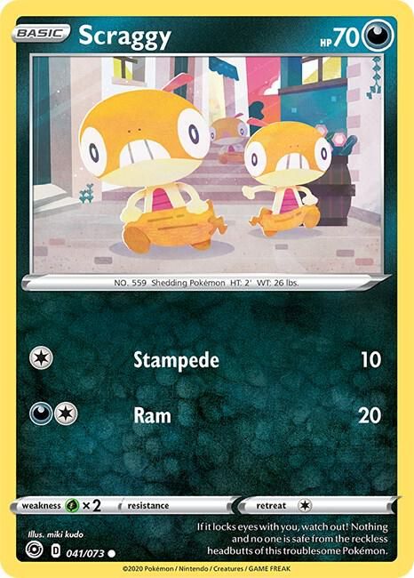 Scraggy - Champion&#39;s Path (CHP) Champion&#39;s Path
