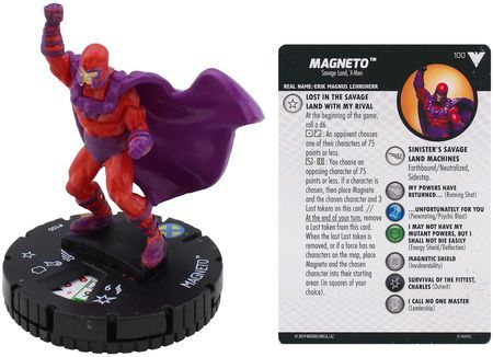 Magneto #100 Organized Play Kit X-Men The Dark Phoenix Marvel Heroclix Heroclix WizKids Promos