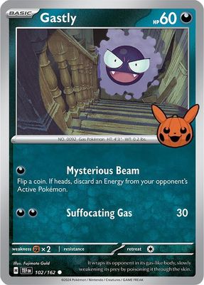 Gastly - 102/162 - Trick or Trade BOOster Bundle 2024 (TTBB24)