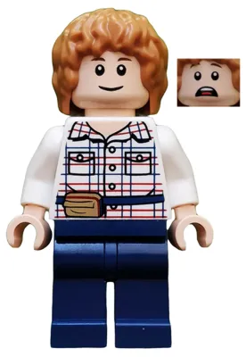 SH8 Gray Mitchel Lego Mini Figura Jurassic World Figura