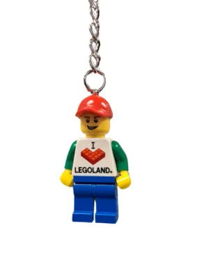 SH8 I Love Lego Land Llavero Lego Mini Figura
