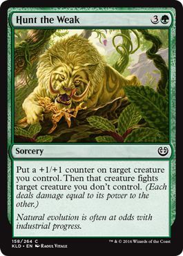 Hunt the Weak 158/264 Kaladesh Singles (Español)