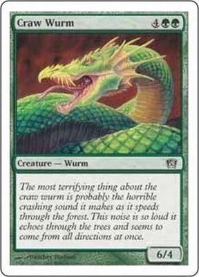 Craw Wurm MTG 8th Edition Singles
