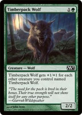 Timberpack Wolf Magic 2013 (M13) Singles