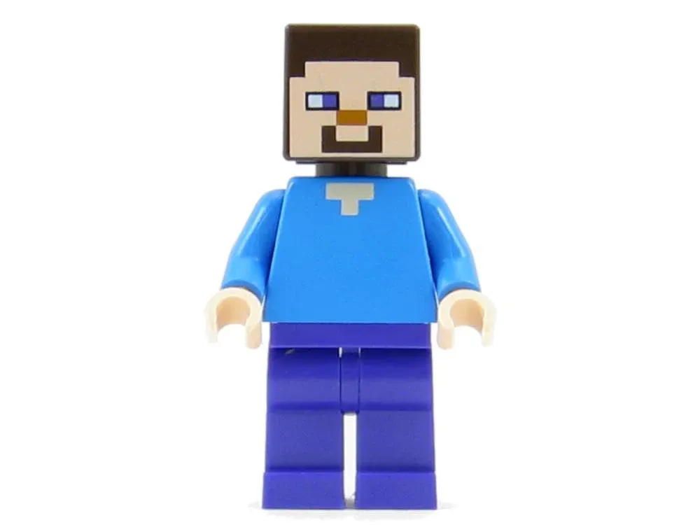 SH8 Steve Figura Lego Mini Figura Minecraft Figura