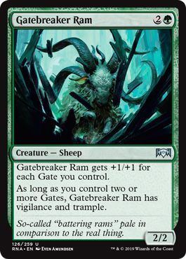 Gatebreaker Ram 126/259 Ravnica Allegiance Singles (Español)