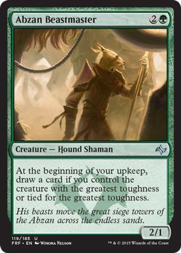 Abzan Beastmaster 119/185 - Fate Reforged Singles