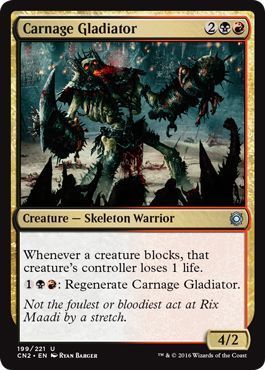 Carnage Gladiator 199/221 Conspiracy: Take the Crown Singles