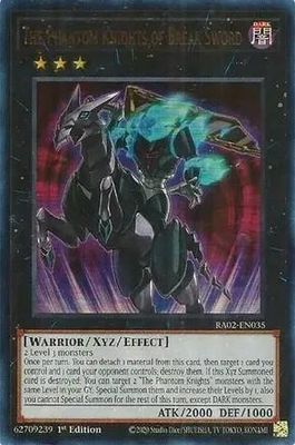 The Phantom Knights of Break Sword - RA02-EN035 - Ultra Rare 1st Edition Rarity Collection II Singles