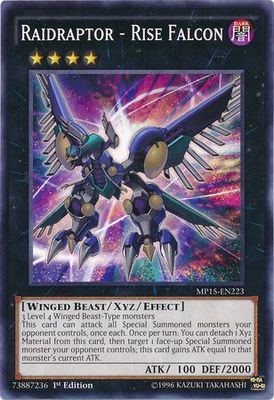 Raidraptor - Rise Falcon - MP15-EN223 - Common 1st Edition Yu-Gi-Oh! 2015 Mega-Tins [MP15]