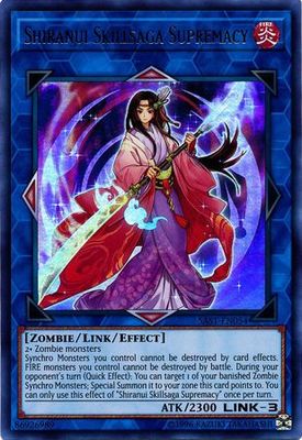 Shiranui Skillsaga Supremacy - SAST-EN054 - Ultra Rare Unlimited Savage Strike Unlimited Singles