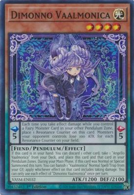 Dimonno Vaalmonica - VASM-EN032 - Super Rare 1st Edition Valiant Smashers 1st Edition Singles