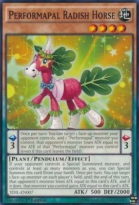 Performapal Radish Horse - TDIL-EN007 - Common 1st Edition The Dark Illusion 1st Edition Singles (espanol)