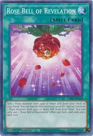 Rose Bell of Revelation - LDS2-EN118 - Common 1st Edition Legendary Duelists: Season 2 [LDS2] 1st Edition Singles