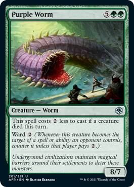 Purple Worm 201/281 - Adventures in the Forgotten Realms (AFR)