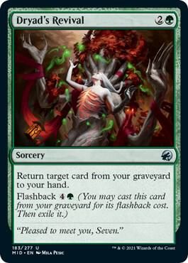 Dryad&#39;s Revival 183/277 - Innistrad: Midnight Hunt (MID)