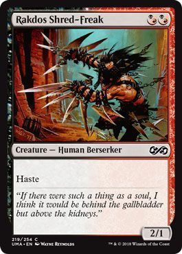 Rakdos Shred-Freak 219/254 Ultimate Masters Singles