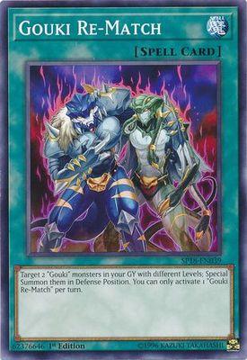 Gouki Re-match - SP18-EN039 - Common 1st Edition Star Pack VRAINS 1st Edition Singles