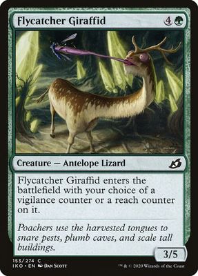 Flycatcher Giraffid  153/274 - Ikoria: Lair of Behemoths (IKO)