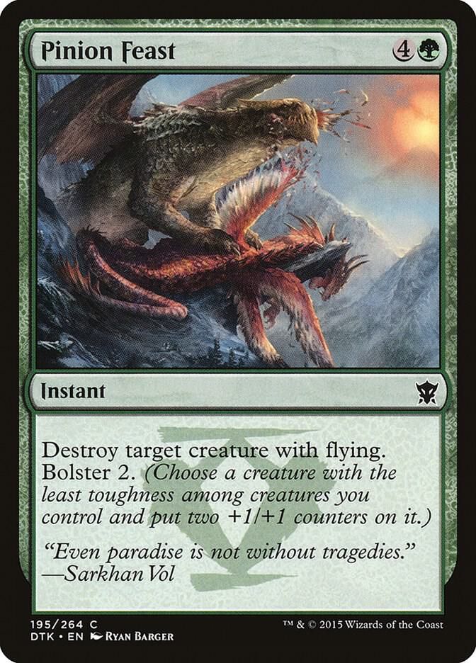 Pinion Feast 195/264 - Dragons of Tarkir (DTK) (Español)