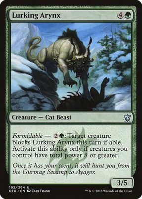 Lurking Arynx 192/264 - Dragons of Tarkir (DTK) (Español)