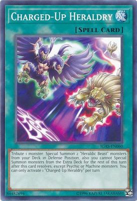 Charged-Up Heraldry - IGAS-EN060 - Common Unlimited Ignition Assault Unlimited Singles