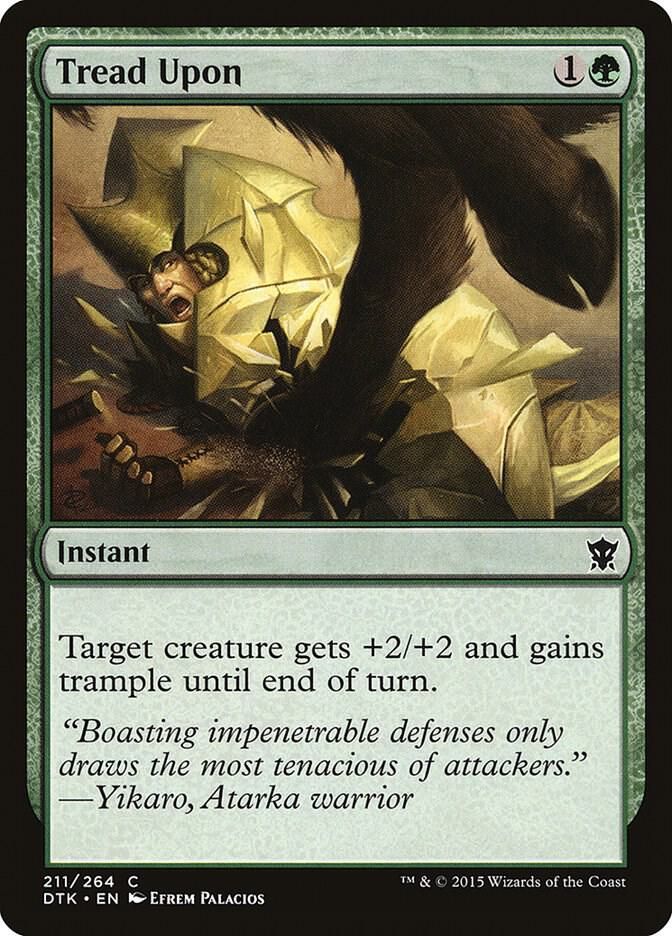 Tread Upon 211/264 - Dragons of Tarkir (DTK) (Español)