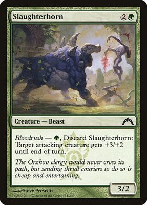 Slaughterhorn 134/249 - Gatecrash (GTC)