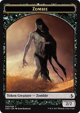 Zombie Token 020 - AKH Amonkhet Singles