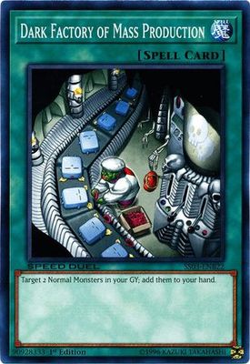 Dark Factory of Mass Production - SS03-ENB22 - Common 1st Edition Speed Duel Starter Decks: Ultimate Predators Singles