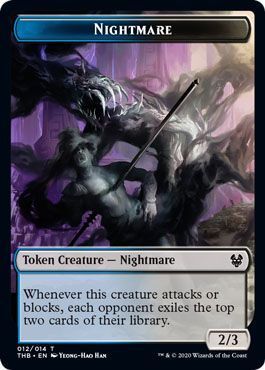 Nightmare Token 012 - THB Theros: Beyond Death Singles (Español)